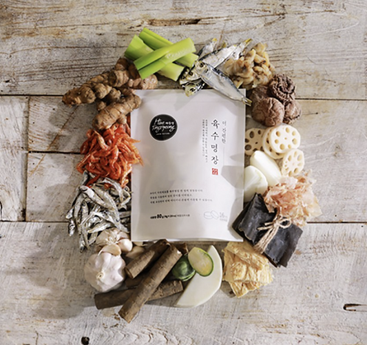 One Coin Broth – Easy Korean Stock for Soups-Powder stick type(4g*20ea)X2