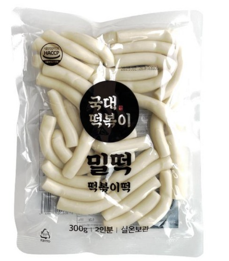 Gukdae Tteokbokki Mild Spicy Rice Cake Set (4 Packs)