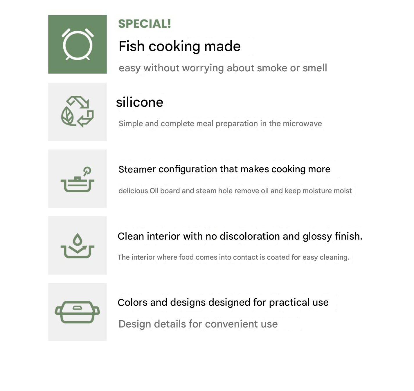 HanStyle Quick Meal Silicone Steamer