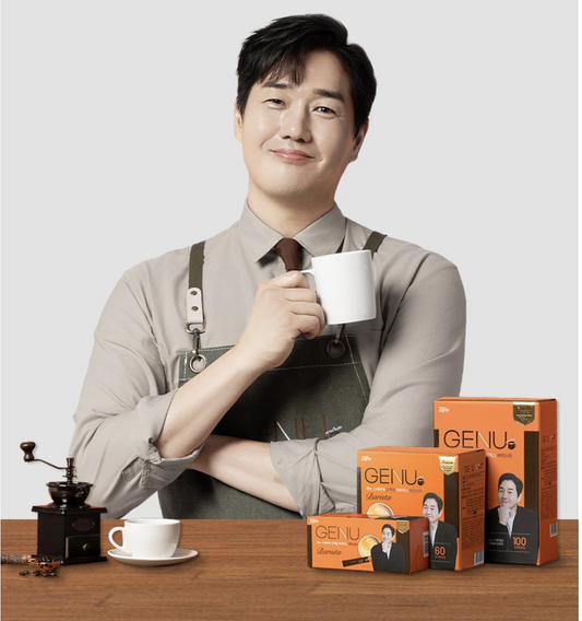 High-Protein Korean Coffee | GENU K-Pro Barista Coffee Mix | Zero Sugar 60ea