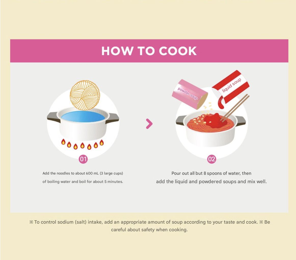 Buldak Bokkeummyun – Carbonara 4 Packs (Spicy Korean Ramen)