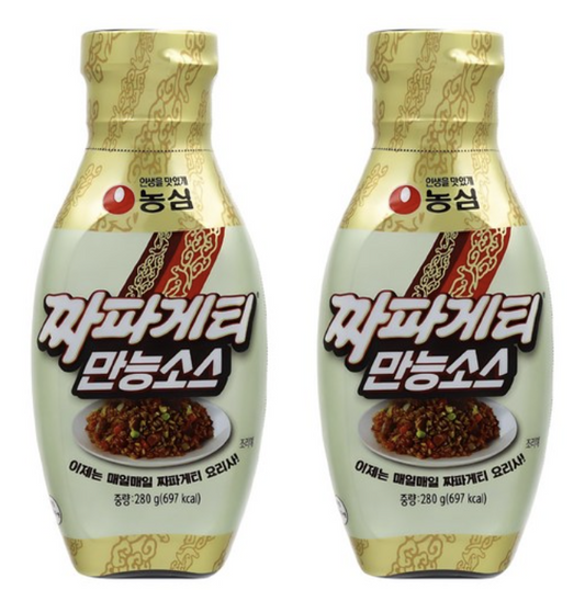 Nongshim Jjapagetti All-purpose Sauce 280gX2ea| Korean Jjajang Recipes