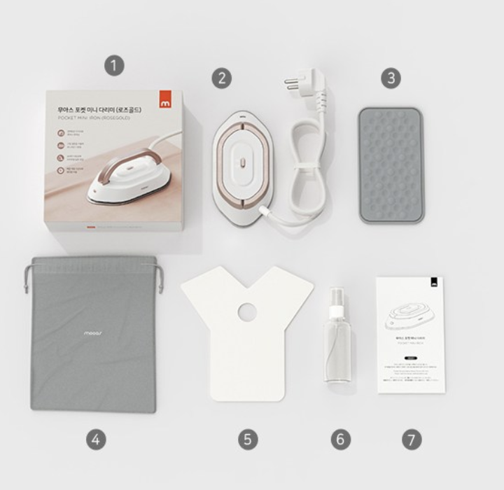 Ultra-Compact & Powerful Travel Iron Set