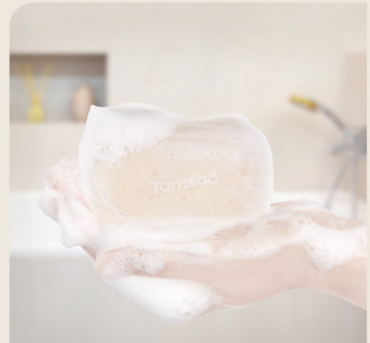 Korean Spa Set: 5-Grain Scrub Soap + 5 Italy Towels (Value Pack)