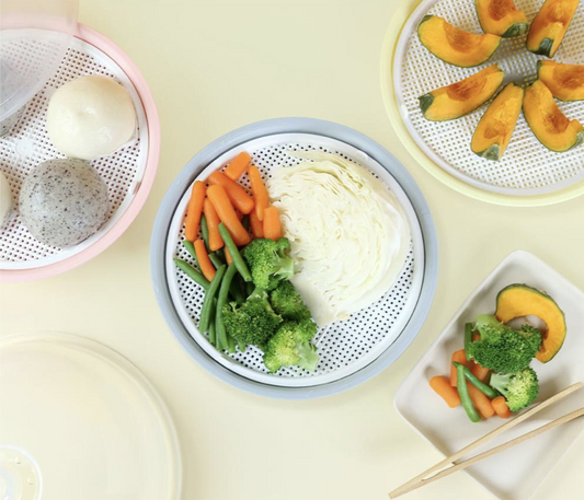 Microwave Steamer Bowl (1.2L) – Easy & Healthy Cooking | Made in Korea