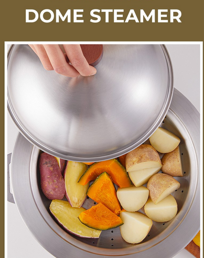 HanStyle Multi-Purpose Stainless Steamer ??Universal Fit for 24??8cm Cookware