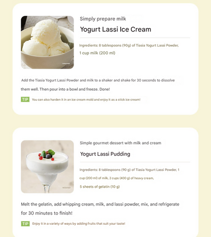 TiAsia Yogurt Lassi Powder (Mango 320g)