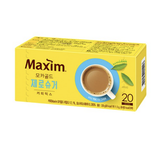 Maxim Mocha Gold Zero Sugar Coffee Mix (20 sticks)