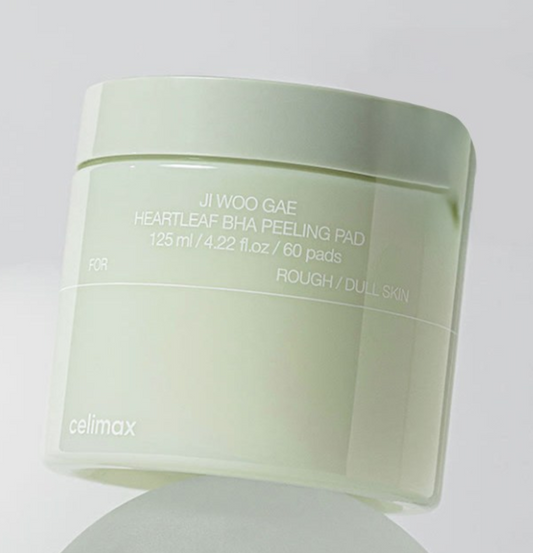 Celimax Heartleaf BHA Eraser Pad | Gentle K-Beauty Exfoliation (60ct)
