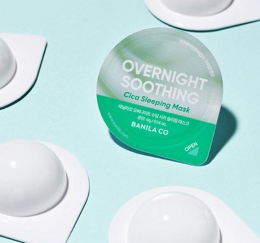 Banila Co Overnight Soothing Cica Sleeping Mask - Travel Kit (24 Sticks)