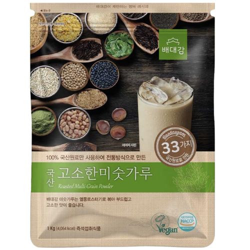 Korean Superfood Blend Powder (Misugaru) — Multigrain + Vegetables, 1kg
