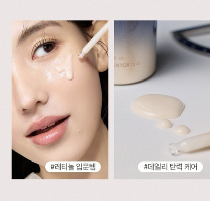 Gentle application of Dr.G Black Snail Retinol Ampoule – lightweight daily retinol care for beginners and sensitive skin.