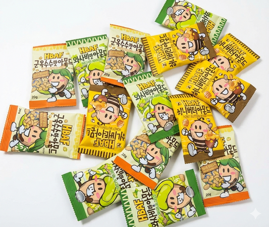 [HBAF] Mini Almond Variety Pack - 3 Flavors (15p, 300g)