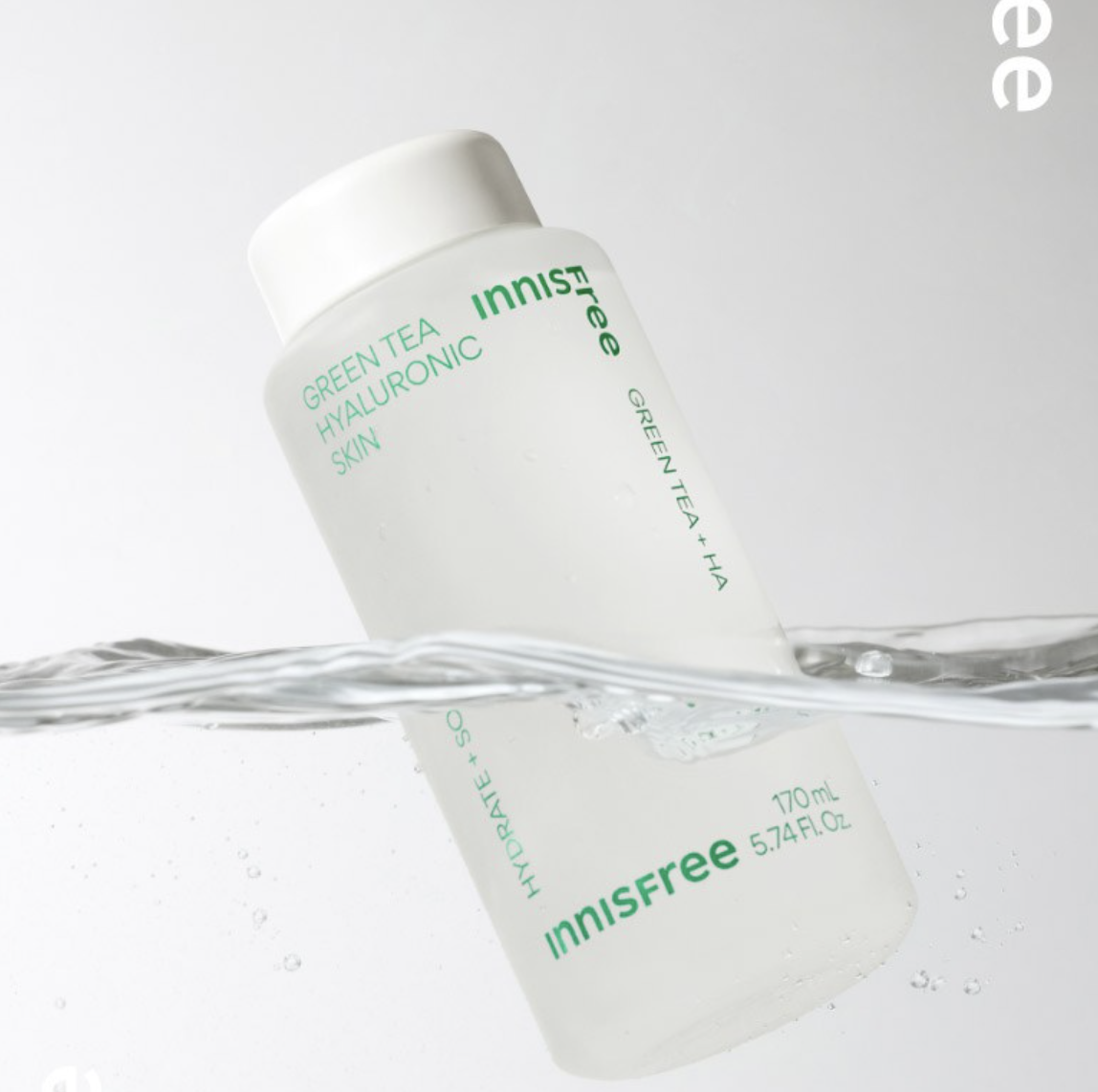 Innisfree Green Tea Hyaluronic Skin + Lotion Set | Light, Long-Lasting Hydration