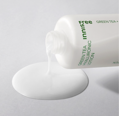 Innisfree Green Tea Hyaluronic Skin + Lotion Set | Light, Long-Lasting Hydration