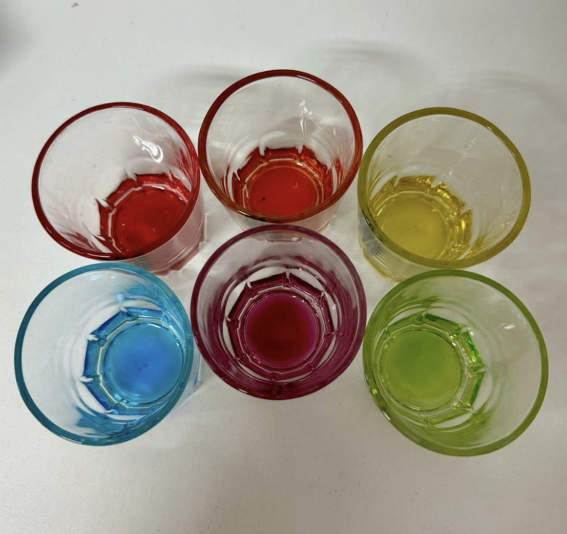 Jinro Color Soju Glass Set (6 pcs) – Authentic Korean Shot Glass Collection