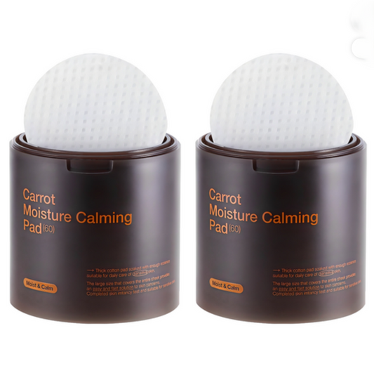 [MEDIHEAL] Carrot Vita Eye & Face Calming Pad (60 Sheets) - Soothing Ritual