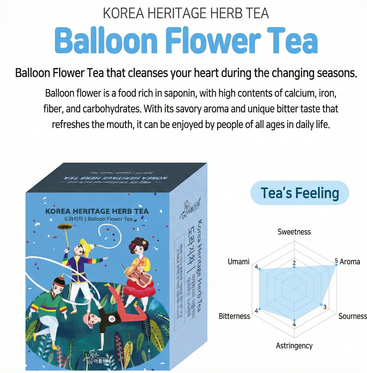 [Arumdree] Premium Korean Traditional Tea Gift Set - 6 Flavors for Wellness & Vitality