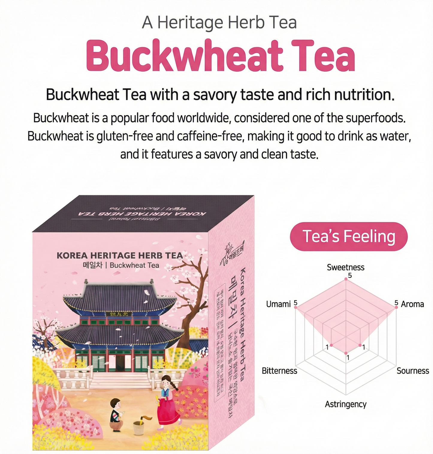 [Arumdree] Premium Korean Traditional Tea Gift Set - 6 Flavors for Wellness & Vitality